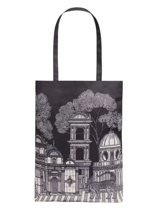 shopping donna in nylon mirage nero Inoui Editions | SHOPPER BAG-MIRAGEBLACK